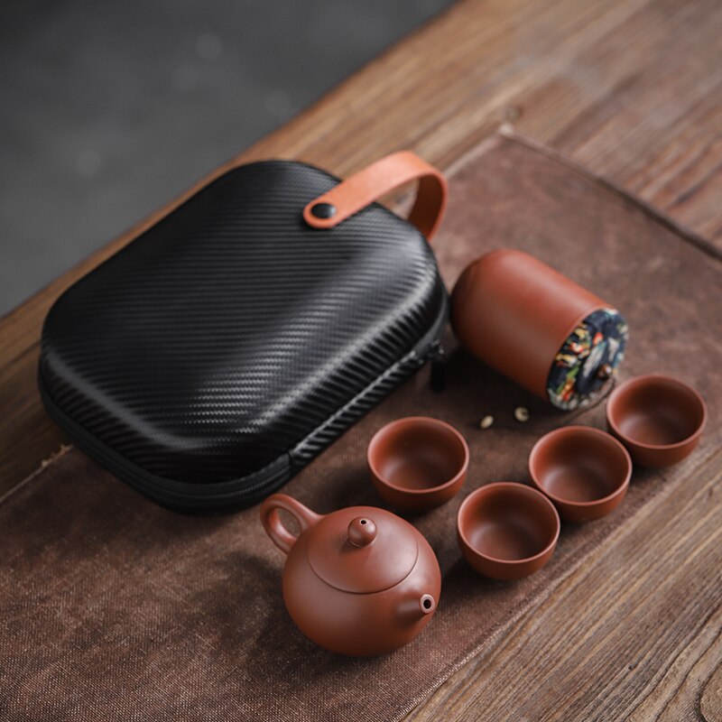 Ceramic Portable Teapot Set