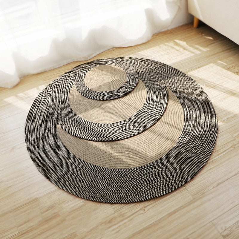 Round Woven Rug