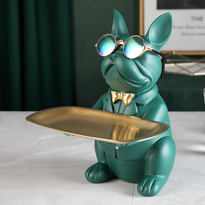 Bulldog Table Decor Figurine