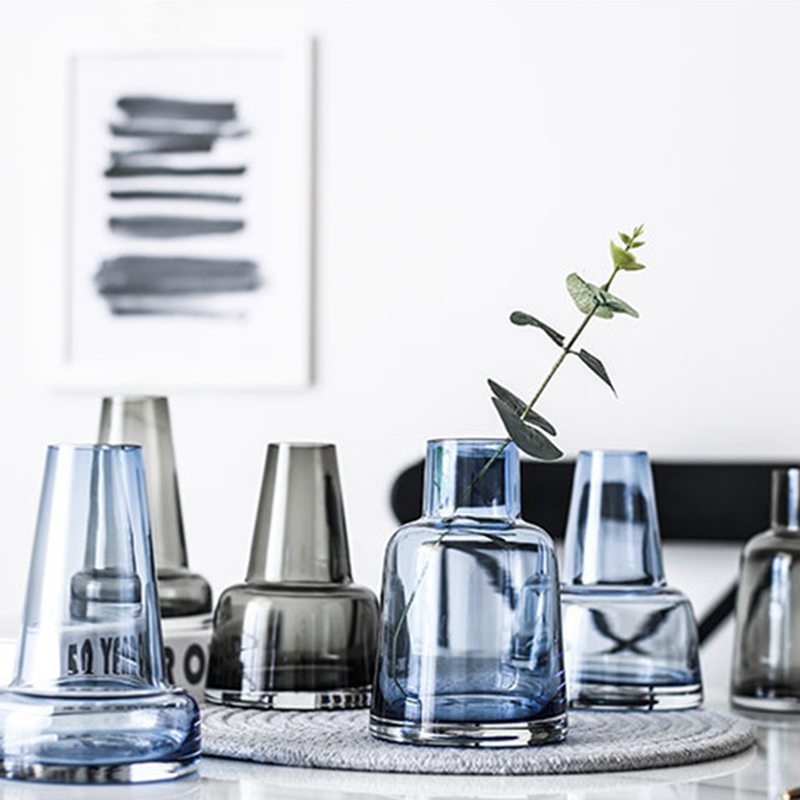 Minimalist Lighthouse Glass Vase