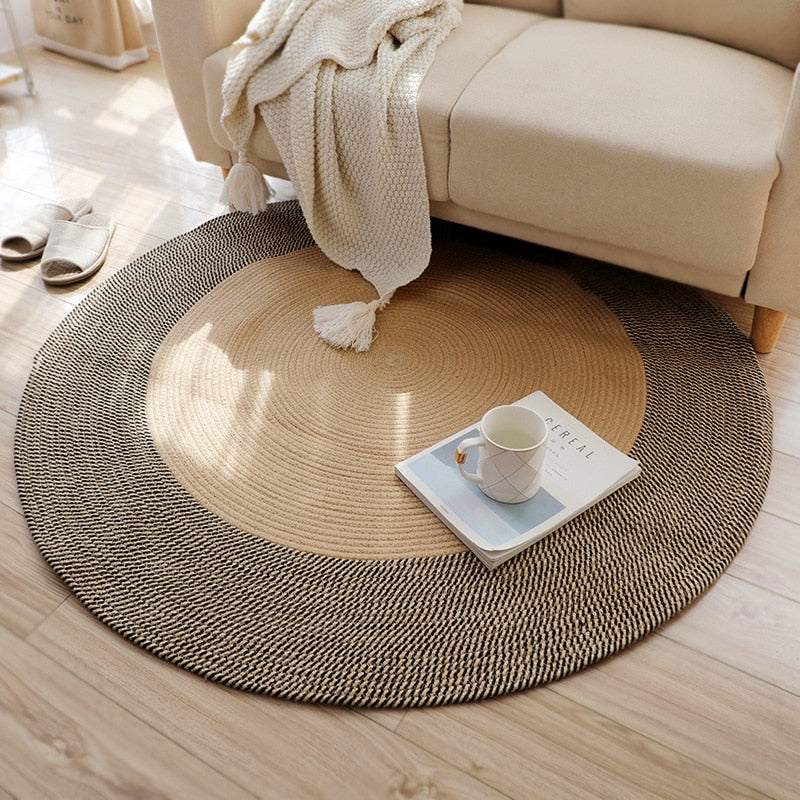 Round Woven Rug