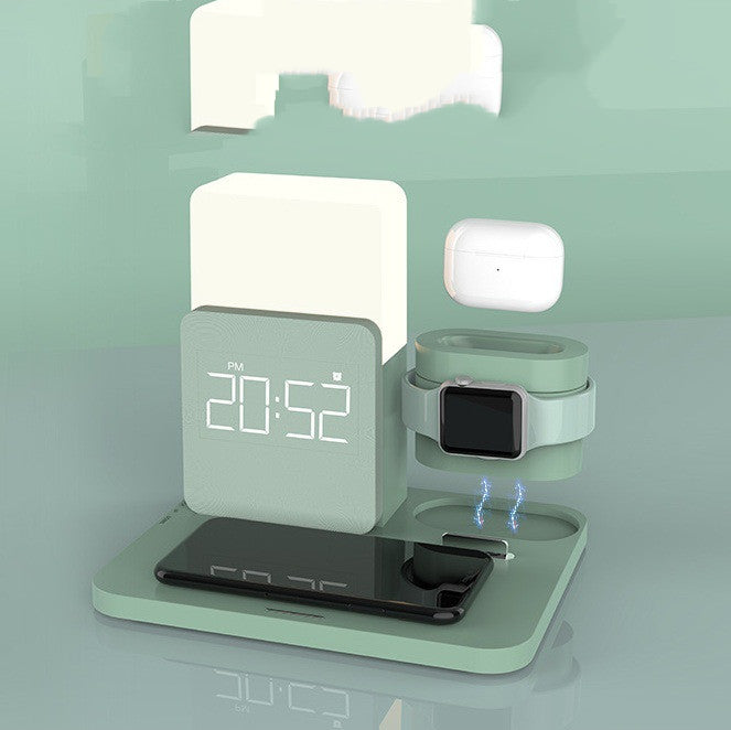 Multifunctional Alarm Clock Wireless Charger Bedroom