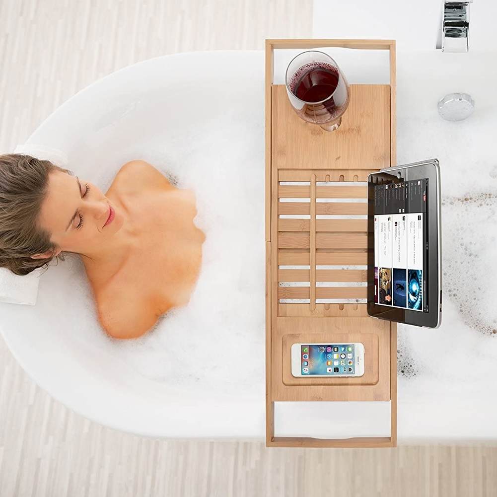 Extendable Bathtub Caddy Tray