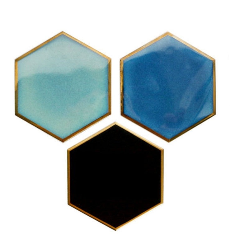 Hexagon Ceramic Insulation Coaster