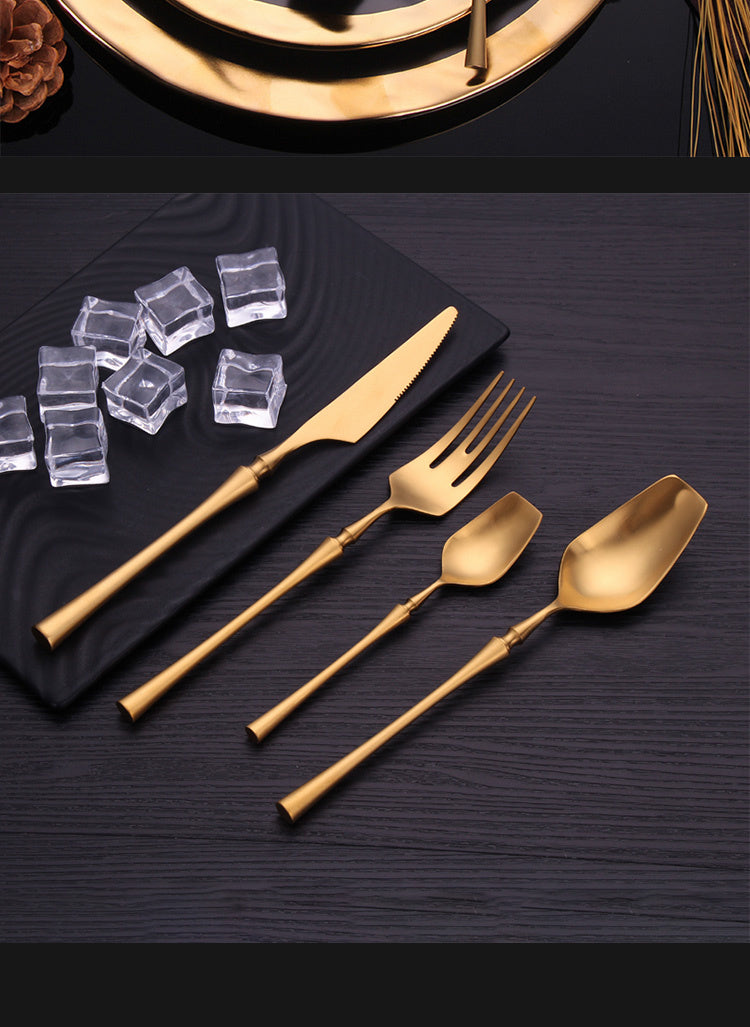 Gold Cutlery Set